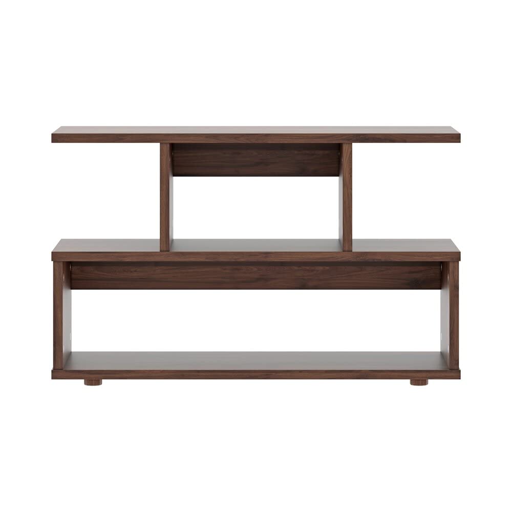 Wakefit TV Unit | 1 Year Warranty | TV Stand Table, TV Unit for Living Room, TV Cabinet, Cabinet Engineered Wood Cabinet with Decor Shelf for Upto 42'' (Heist, Columbian Walnut) - Image 2